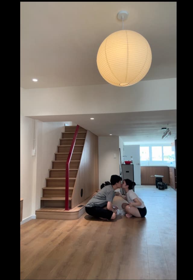 Renovating the apartment